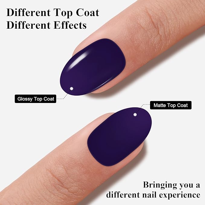 Imtiti Navy Blue Gel Nail Polish, 15ml Dark Blue Color Gel Polish UV/LED Soak Off Nail Art Manicure Salon DIY at Home Gift for Women Girl Winter Spring Summer Gel Polish 1Pcs