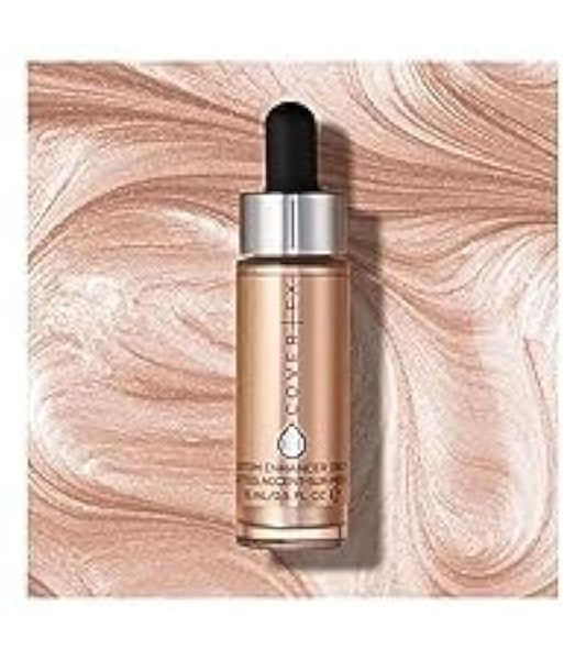 COVER FX Custom Enhancer Drops - Moonlight : Champagne Finish - 15mL - Radiant Glow - Liquid Highlighter-VivaGrace Women