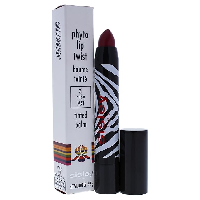 Sisley Phyto Lip Twist, 21 Ruby Mat, 0.08 Ounce-VivaGrace Women