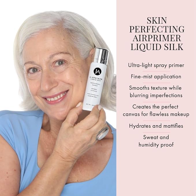 MagicMinerals LiquidSilk Air Primer by Jerome Alexander, Spray Formula Smoothes Skin & Minimizes Appearance of Pores for Flawless Makeup Application-VivaGrace Women