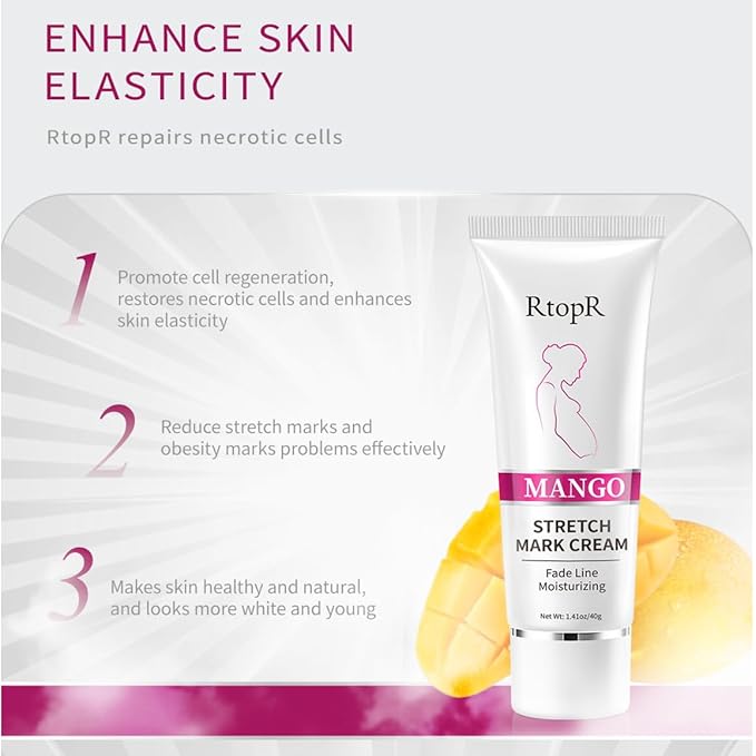Stretch Mark Removal Cream, Obesity Stretch Mark Moisturizer, Postpartum Repair Stretch Mark Cream, Abdominal Stretch Mark Cream, Remove Marks (2 PCS)-VivaGrace Women