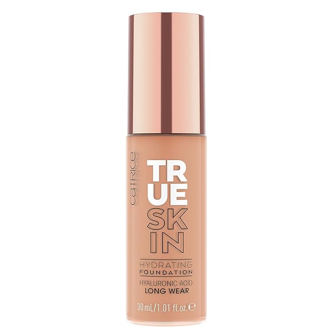 Catrice | True Skin Hydrating Foundation | Lightweight Buildable Coverage with Hyaluronic Acid and Watermelon Seed Oil | Vegan & Cruelty Free (065 | Warm Cinnamon)-VivaGrace Women