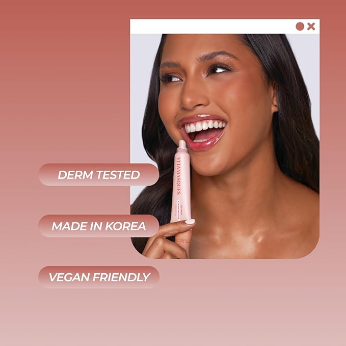 Vitamasques Lip Mask - Hydrating Cocoa Butter Lip Balm Moisturizer with Vitamins & Natural Oil Hydrates, Nourishes & Plumps Lips Area - Korean Skin Care Lip Care Products (Pack of 3)-VivaGrace Women