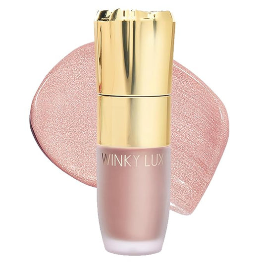 Winky Lux Cheeky Rose Liquid Highlighter, Gel Cream Blush Wand, Blendable & Buildable Pigment, Long Lasting Weightless, Angel-VivaGrace Women