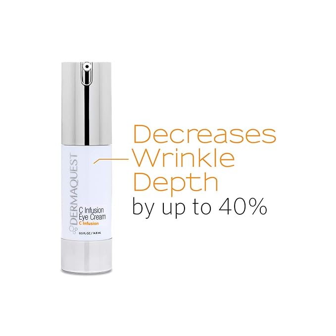 DermaQuest C Infusion Hydrating Revitalizing Eye Cream - Eye Bags Reducer, Eye Puffiness Treatment & Under Eye Cream For Dark Circles (0.5 oz)-VivaGrace Women