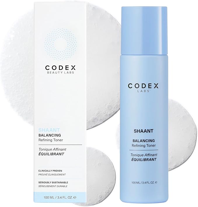 Codex Labs Shaant Refining Toner - Hydration & Pore Minimizer - for Acne Prone Skin - with 2% Gluconolactone - Cruelty-Free, Vegan Skincare (100ml)-VivaGrace Women