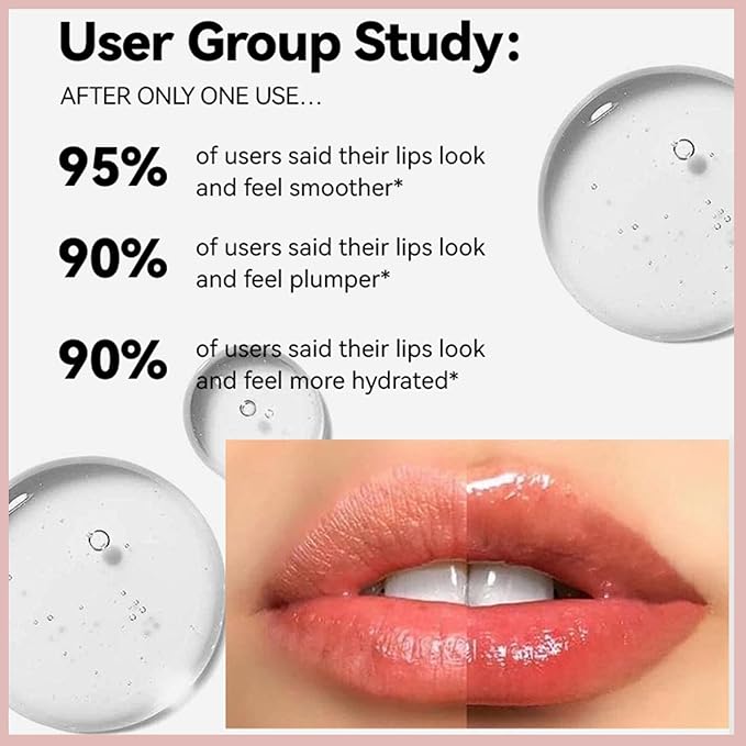 3Pcs Lip Plumper Gloss Set, Roll On Plumping Lip Oil Hydrating Glossy Lipstick Lip Care Serum Enhancer Nourishing Non-sticky High-Shine Lip Glass Mirror Glaze for Fuller Lips Mask Makeup-A-VivaGrace Women