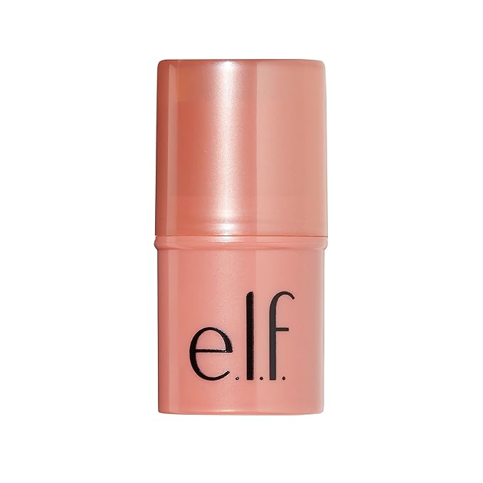 e.l.f. Monochromatic Multi Stick, Luxuriously Creamy & Blendable Color, For Eyes, Lips & Cheeks, Glistening Peach, 0.17 oz (5g)-VivaGrace Women
