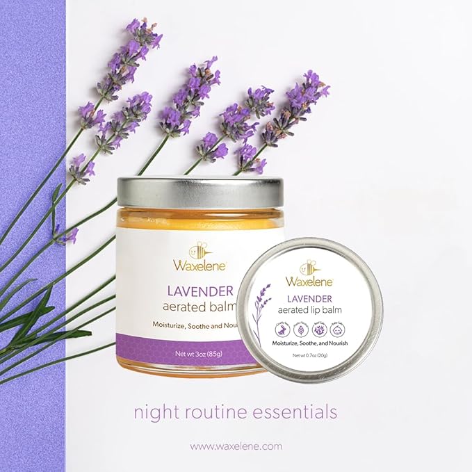 Lavender Aerated Lip Balm tin - Single-VivaGrace Women