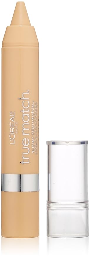 L'Oreal Paris True Match Super Blendable Crayon Concealer, Fair/Light Warm, 0.1 oz.-VivaGrace Women