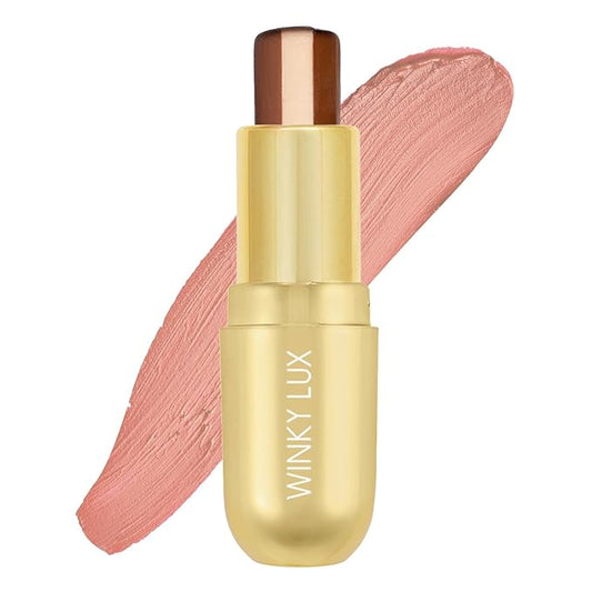 Winky Lux Affogato Tri-Color Tinted Lip Balm – Hydrating Lip Care with Jojoba Oil & Vitamin E, Sheer Nude Tint, Vanilla Coffee Scent, Moisturizes and Softens Dry Lips-VivaGrace Women