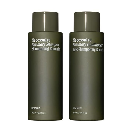 Nécessaire Rosemary Hair Duo | Multi-Protien Strengthening Shampoo + Conditioner For Thinning Hair. For Women + Men. Good For All Hair Types/Textures. Free Of Sulfates. Color-Safe. 250 ml / 8.4 oz-VivaGrace Women