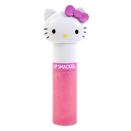 Lip Smacker Lippy Pals Swirls, Sanrio Hello Kitty, Flavored Moisturizing & Smoothing Soft Shine Lip Balm, Hydrating & Protecting Fun Tasty Glossy Finish , Cruelty-Free & Vegan - Kiwi-VivaGrace Women