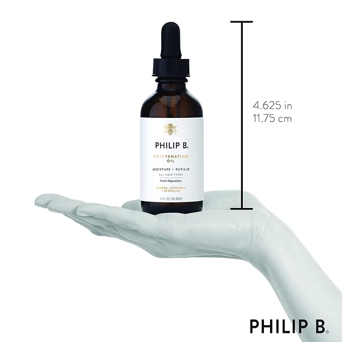 PHILIP B Rejuvenating Oil 2 oz. (60 ml) | Long-Term Hair Repair, Youthful Bounce, Strength and Shine-VivaGrace Women