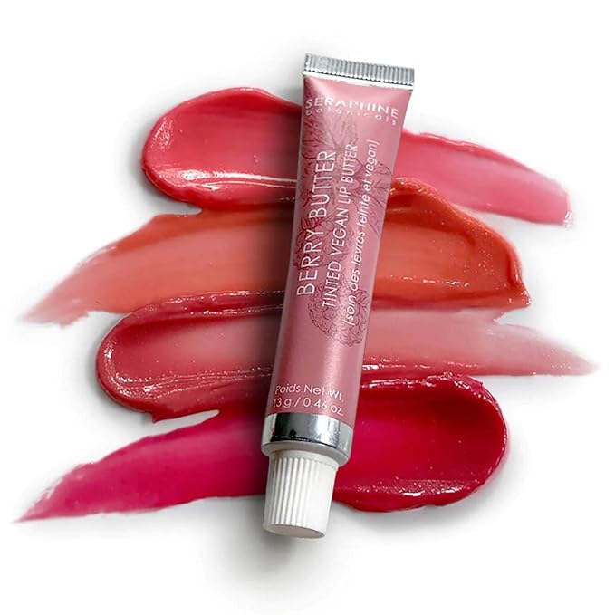 Seraphine Botanicals - Berry Butter - Tinted Vegan Lip Butter (Ripen) - Vegan Formula, Cruelty-Free-VivaGrace Women