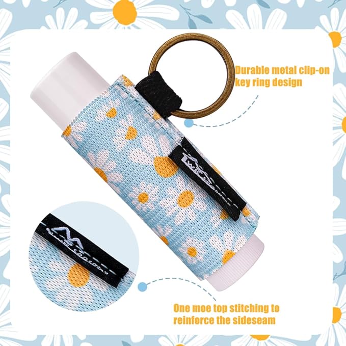 WK IEASON Lip Balm Holder Keychain Bulk Chapstick Holder Key chain-VivaGrace Women