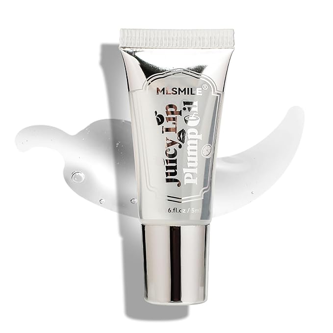 Roll On Plumping Lip Gloss, Spicy Lip Lip Oil, Lifter Gloss, Hydrating, Volumizes&High-Shine Lip Plumping Lip Glass Mirror Lip Glaze Lipstick, Plump& Pout Lip Plumper for Women Girls (#01)-VivaGrace Women