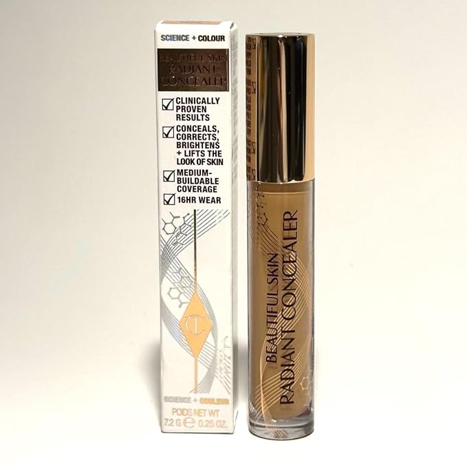Charlotte Tilbury Beautiful Skin Radiant Concealer 11.75 Tan 0.25oz/7.2g-VivaGrace Women
