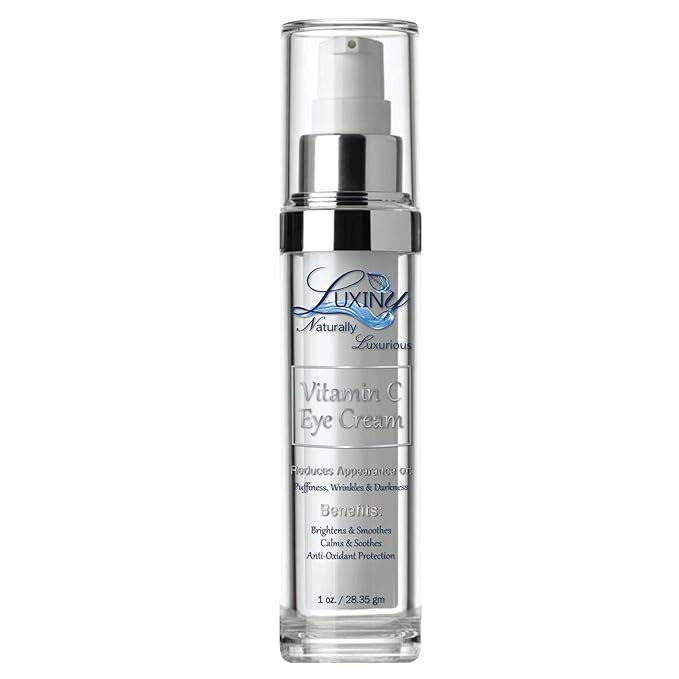 Vitamin C Under Eye Cream for Dark Circles and Puffiness, Anti Aging, Enriched Retinol Eye Cream to Reduce Eye Bags, Fine Line and Wrinkles with Aloe Vera & Cocoa Butter, 1oz.-VivaGrace Women