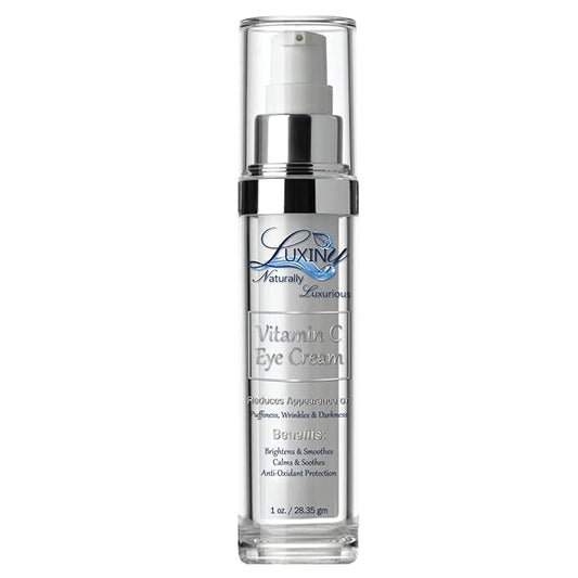 Vitamin C Under Eye Cream for Dark Circles and Puffiness, Anti Aging, Enriched Retinol Eye Cream to Reduce Eye Bags, Fine Line and Wrinkles with Aloe Vera & Cocoa Butter, 1oz.-VivaGrace Women