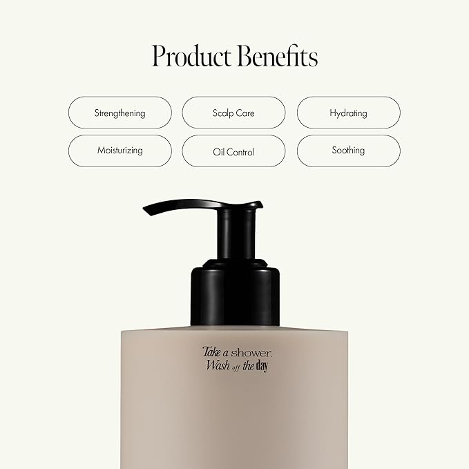 Vegan Nourishing Scalp Shampoo with Black Tea, Hyaluronic & Amino Acids to Strengthen Scalp Barrier, Creamy Woody Scent, Paraben, Sulfate & Silicone Free 450ml / 15.22 fl. Oz-VivaGrace Women
