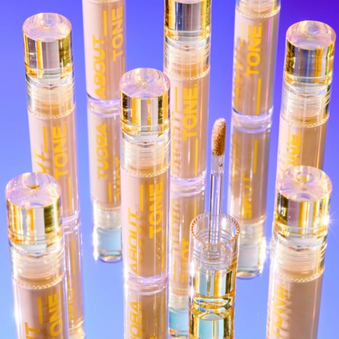 Hold On Tight Concealer 3 Colors – High Coverage & Fitting Liquid Concealer, Full Coverage, Lightweight Dark Circles Eraser, Long-Lasting Cover, Natural Finish, Vegan, 0.17 oz. (03 NATURAL)-VivaGrace Women