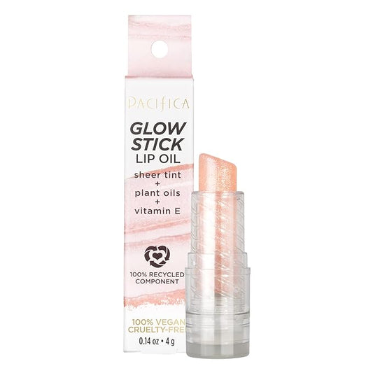 Pacifica Glow Stick Lip Oil - Pink Sheer Women 0.14 oz-VivaGrace Women