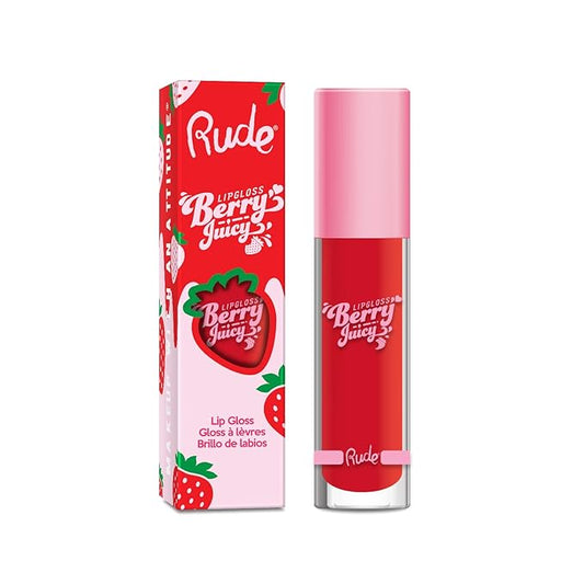 Rude - Berry Juicy Lip Gloss - Code Red-VivaGrace Women