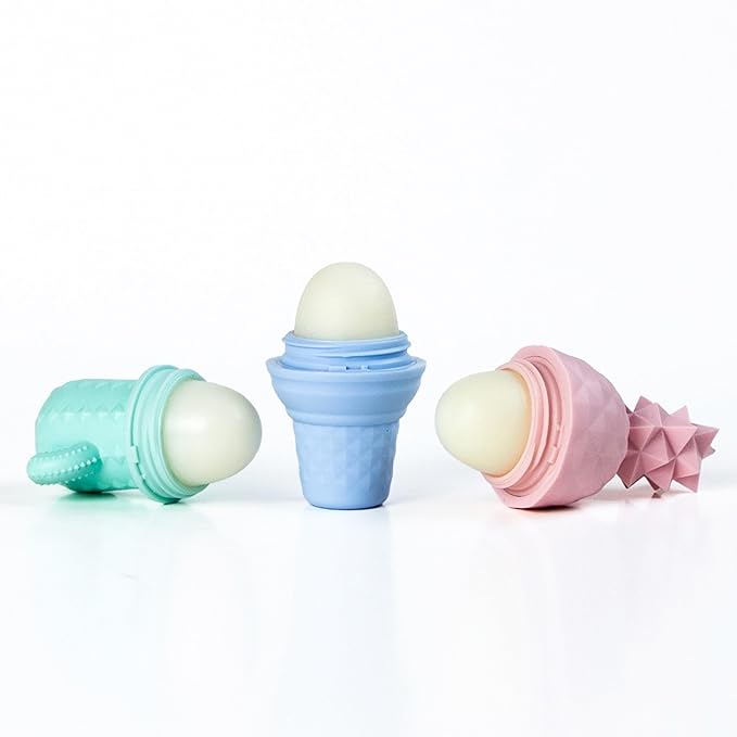 Rebels Refinery Mixed Lip Balm Trio - 100% Natural & Organic All-Day Moisture Care - Summer Citrus, Sour Blue Raspberry, Strawberry Mango Flavors-VivaGrace Women