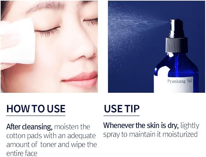 Pyunkang Yul Facial Mist Toner 3.4 Fl. Oz - Face Moisturizer Skin Care Korean Spray Toner for Oily and Combination Skin Types - Astringent for Face Certified as a Zero-Irritation - Watery Texture-VivaGrace Women