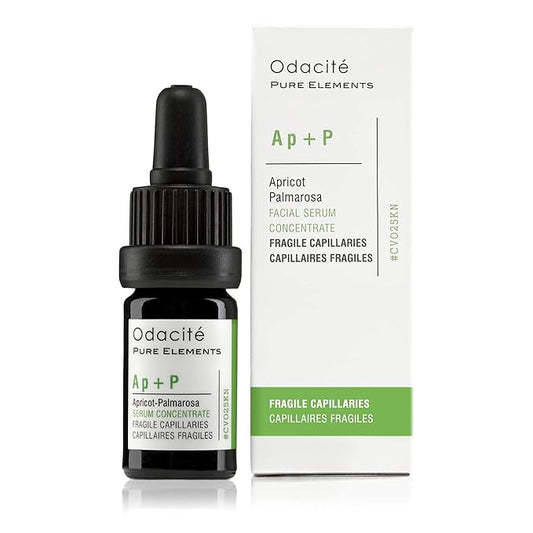 Odacité Anti Aging Serum Concentrate with Apricot and Palmarosa - For Fragile Capillaries - Ultra-Soothing Facial Serum for Fragile Skin, Redness & Healthy Looking Skin - 0.17 Fl. Oz-VivaGrace Women