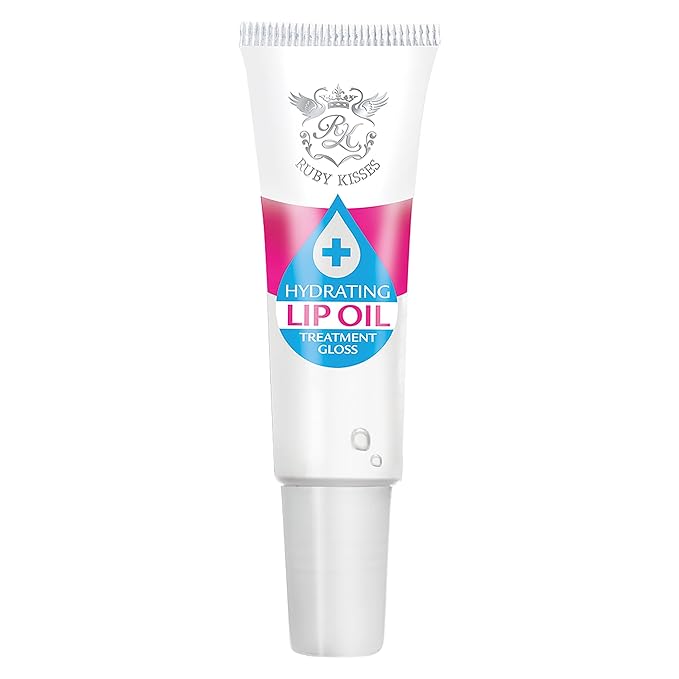 Ruby Kisses Hydrating Lip Oil Clear RLO01 (Clear&Cocoa Butter&Hemp Seed)-VivaGrace Women