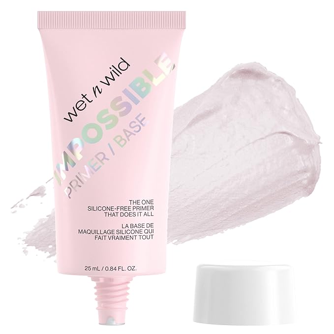 wet n wild Prime Focus Impossible Primer, Clear, Hydrating Matte Finish, 0.84 Fl Oz-VivaGrace Women