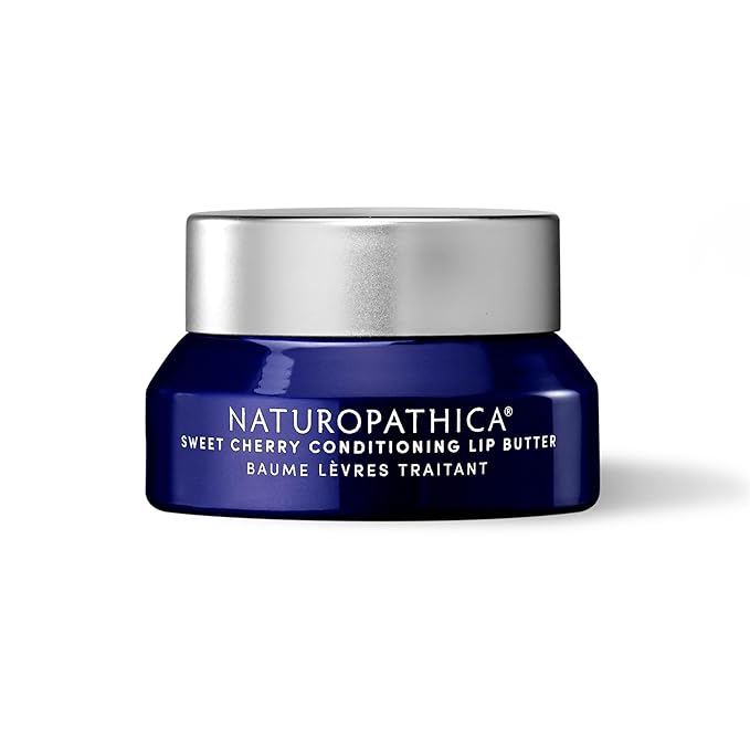 Naturopathica Sweet Cherry Conditioning Lip Butter, Natural Lip Treatment for Soft, Full Lips, 0.5 fl oz-VivaGrace Women
