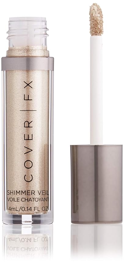 COVER FX Shimmer Veil - Mercury - Weightless Cream Shimmer - Crease-Proof - Transfer-Proof Formula - Multidimensional Shine - Eyes, Cheeks and Lips-VivaGrace Women