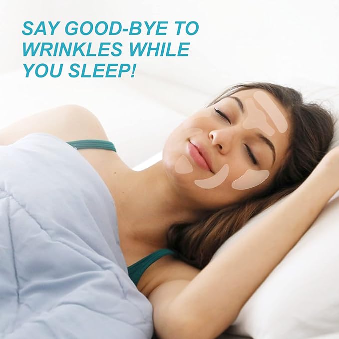 Face & Forehead Wrinkle Patches, Anti Wrinkle Patches for Forehead, Smile Lines, Crows Feet, Nasolabial Folds, Frown Lines, Overnight Treatment, 256 Pcs Facial Patches-VivaGrace Women