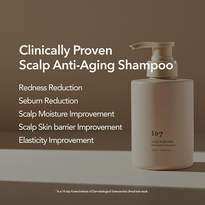 107 Clarifying Shampoo - Purifying Shampoo for Build Up, Dirt, Oil, Itchy, Dry Scalp – Fermented Vinegar & Ginseng for Refreshed & Revitalized Scalp - Paraben, Phthalate and Sulfate Free (16.9 oz)-VivaGrace Women