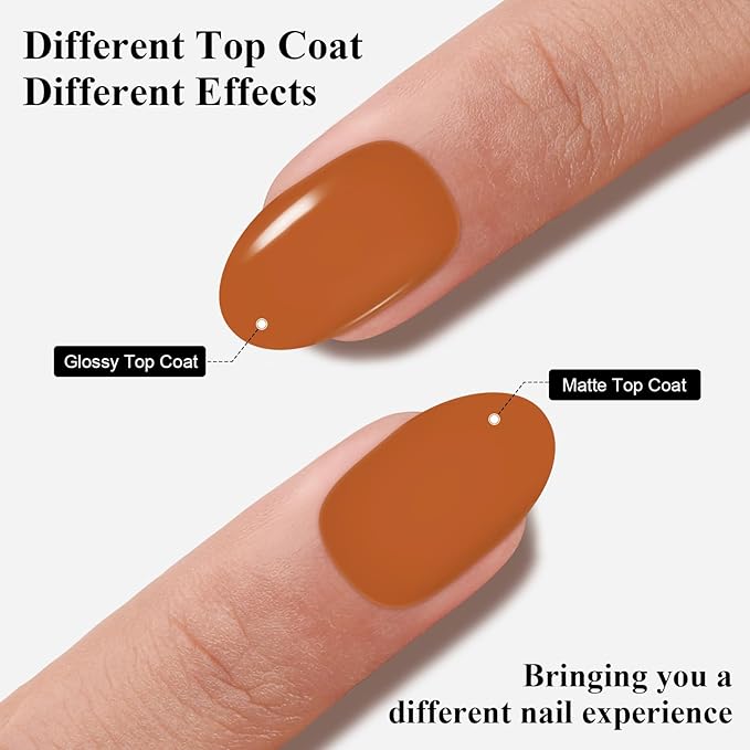Imtiti Fall Orange Gel Nail Polish, 1 Pcs Autumn Yellow Color Gel Polish UV LED Cure Nail Art Manicure Salon DIY Gel Nail Design Decoration at Home Autumn Winter Gift for Women 15ML