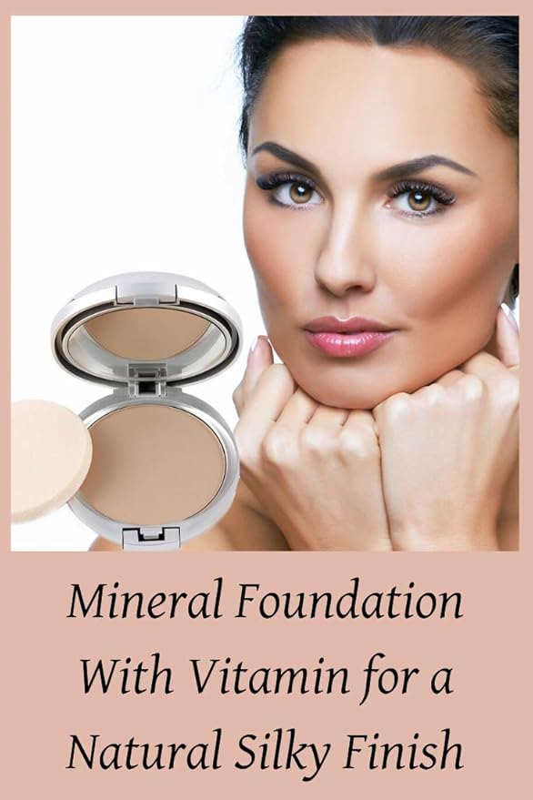 Pressed Mineral Foundation With Vitamin for a Natural Silky Finish-VivaGrace Women