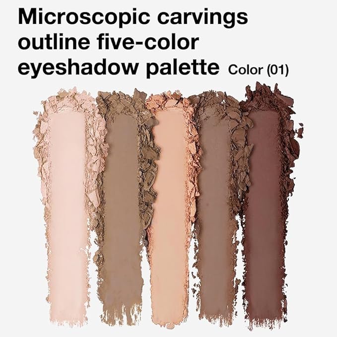5 Colors Matte Nude Eyeshadow Makeup Palette, Nude Pink Brown Cocoa Neutral Matte Smokey Cream Mini Eye Shadow Palette Makeup for Older Women Blue Green Eyes, Contour Make up Palettes sombras de ojos