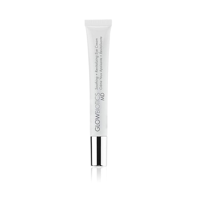 Glowbiotics Soothing + Revitalizing Probiotic Eye Cream: Hydrate, Firm & Reduce Wrinkles, Dark Circles & Puffiness, Peptide-Rich for Youthful Eyes, 0.5 oz-VivaGrace Women