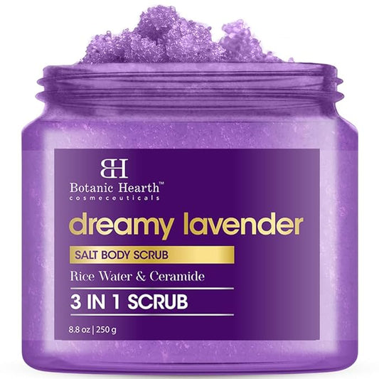 Botanic Hearth Dreamy Lavender Body Scrub 8.8 Fl Oz | Gently Exfoliates And Moisturizes Skin, Infused With Natural Lavender Oil And Essential Nutrients For Smooth And Radiant Skin-VivaGrace Women