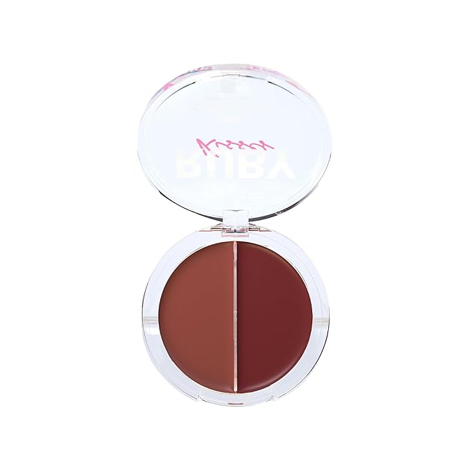 Ruby Kisses Duo Cream Blush, Smooth, Natural-Looking, Long-Lasting Face Makeup Blush for Cheeks, Lips, and Eyes, Buildable and Blendable, Infused with Green Tea, Aloe Vera Extract, and Hyaluronic Acid-VivaGrace Women