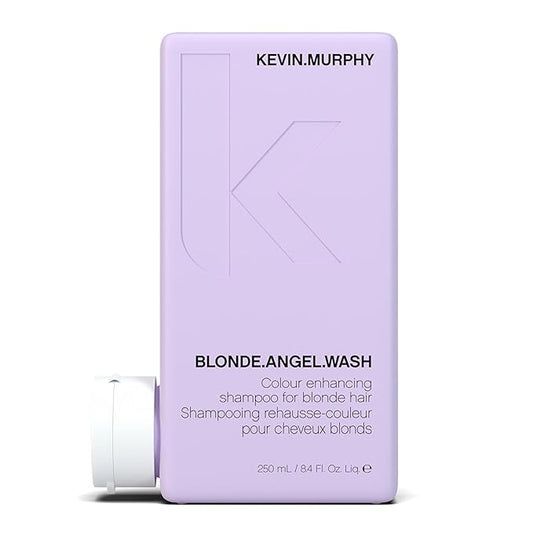 KEVIN.MURPHY BLONDE.ANGEL.WASH - Blonde Shampoo - Purple Shampoo for Blonde & Grey Hair - Colour Enhancement Hair Care - Colour Safe - Paraben & Sulphate Free - 250 mL /8.4 fl oz-VivaGrace Women