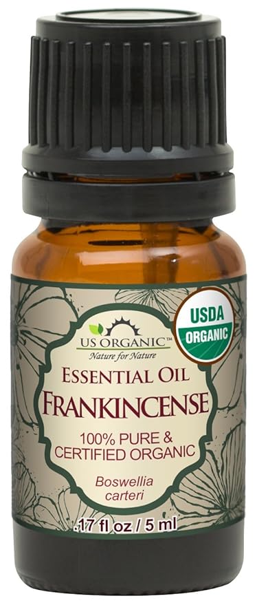 US Organic 100% Pure Frankincense (Boswellia Carteri) Essential Oil - Sourced from The Horn of Africa, USDA Certified Organic, Use Topically or in Diffuser, Perfect for Yoga or Meditation (5 ml)-VivaGrace Women