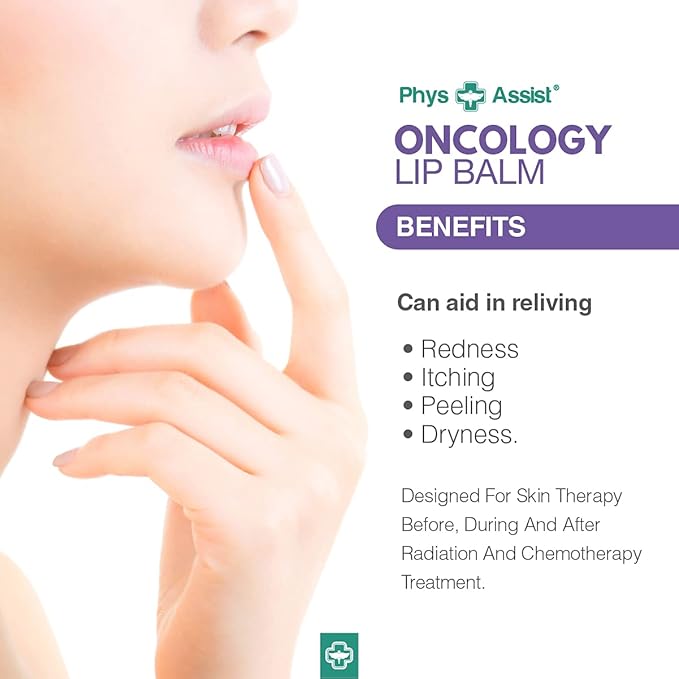 Oncology Lip Balm USDA Organic, Hydrate Dry, Parched Lips. Moisturizing -3 Pack-VivaGrace Women