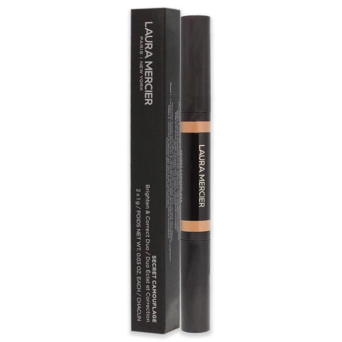 Laura Mercier Secret Camouflage Concealer Duo Stick - 3C Medium with Cool Undertones Women 2 x 0.3 oz-VivaGrace Women