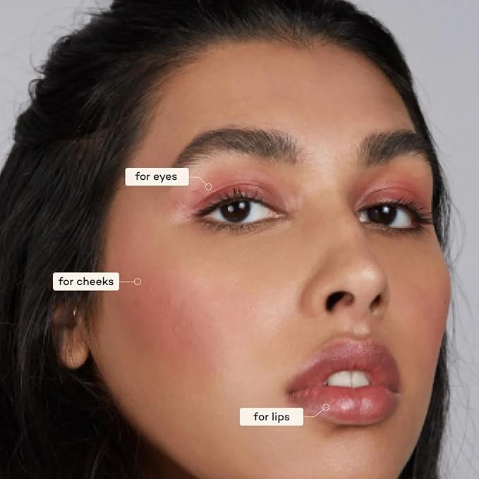 Axiology Multi Stick Crayons For Eyes, Lips, Cheeks Balmies Duo Gift Set Creamy Buildable Lightweight Moisturizing Blush Face Sticks Contour & Highlight All Day Wear Face Makeup (Nude Plum & Rosé)-VivaGrace Women