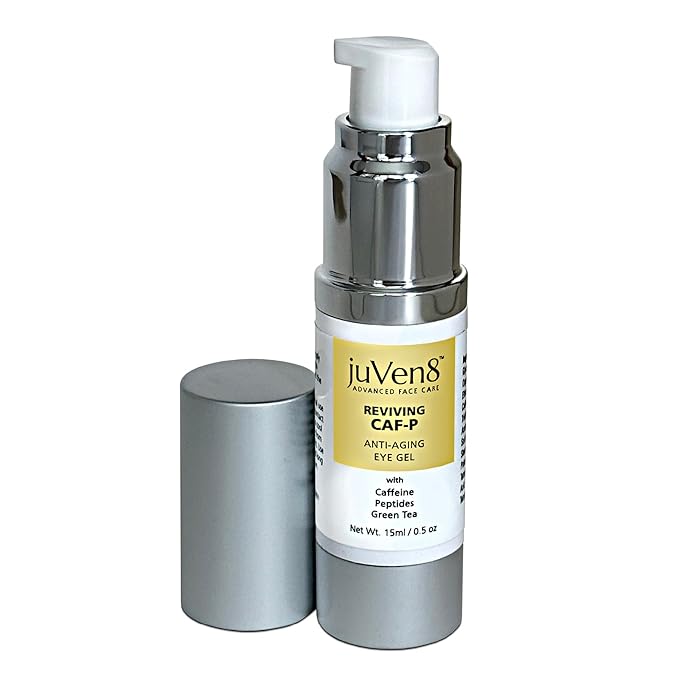 Reviving Eye Gel, 15ml - with Caffeine, Peptides, Green Tea & Hyaluronic Acid - Anti-Aging, Anti-Wrinkle, Dark Circles Eye Cream-VivaGrace Women