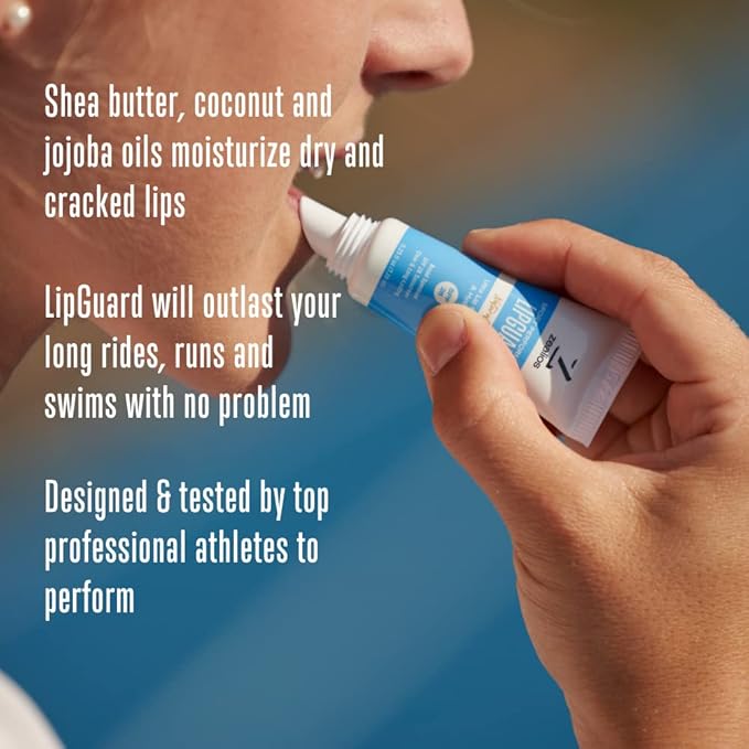 Zealios LipGuard - SPF 28 - UVA/UVB Sunscreen Protection & Repair Chapped Lips - Broad Spectrum Protection Lip Balm - Sensitive Skin Safe - Paraben Free Coconut Jojoba Oils Lip Applicator - Pack of 3-VivaGrace Women